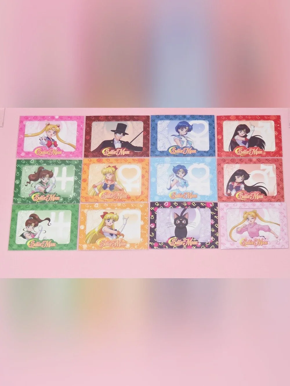 Sailor Moon Cybercel Series 1, Edition 1, Cards 1-12 Unscanned